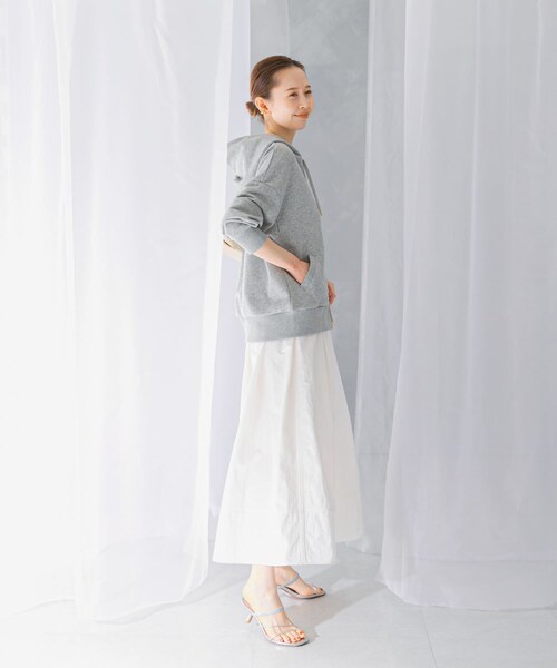 URBAN RESEARCH ROSSO（アーバンリサーチロッソ）の「スリットギャザースカート（スカート・レディース・lime/white/blue・FREE）」の7枚目の写真