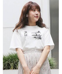 dazzlin | BEACH VIEWフォトTシャツ(Tシャツ/カットソー)