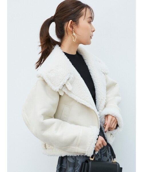 MERCURYDUO（マーキュリーデュオ）の「フェイクムートンビッグカラー