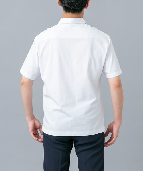 URBAN RESEARCH ROSSO（アーバンリサーチロッソ）の「『冷感/速乾』Cool Touch トラベルポロシャツ（ポロシャツ・メンズ・NAVY/BLACK/CHARCOAL/WHITE・S/M/L/XL）」の6枚目の写真