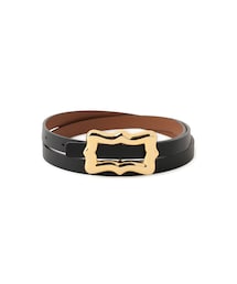ADAM ET ROPE' | 【A VACATION(ア バケーション)】RIBBON13 GD BLACK×BROWN(ベルト)