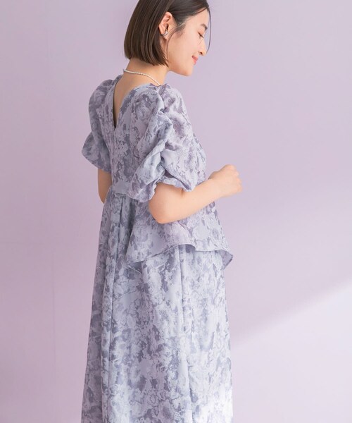 URBAN RESEARCH ROSSO（アーバンリサーチロッソ）の「ANDRESD　JACQUARD DRESS（ワンピース・レディース・L.GRAY/GRAY・M-TALL）」の3枚目の写真