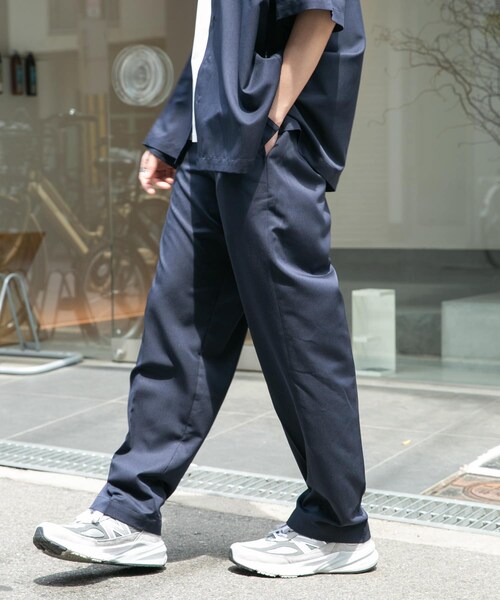 URBAN RESEARCH DOORS(アーバンリサーチドアーズ)の「FORK&SPOON COOL FIBERイージーパンツ(その他パンツ・メンズ・BROWN/NAVY・4/5)」の12枚目の写真