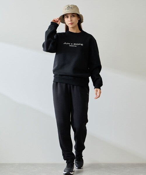 ROPE'（ロペ）の「【ESSENTIAL】 裏起毛ジョガーパンツ（その他パンツ・レディース・ブラック/グレー・L/M/XL）」の10枚目の写真