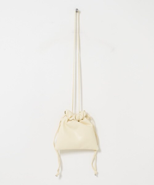 KBF（ケイビーエフ）の「ギャザーデザインミニBAG（ショルダーバッグ・レディース・IVORY/KHAKI/BLACK・One）」の9枚目の写真