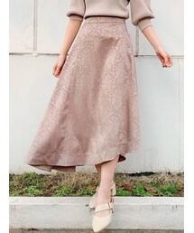 dazzlin | ジャカードヘムフレアスカート(スカート)