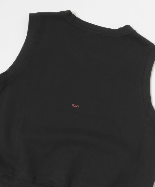 THE GOODLAND MARKET（ザグッドランドマーケット）の「TONY　MM SWEAT VEST（ベスト・メンズ・BLK/杢ASH・M/XL）」の12枚目の写真