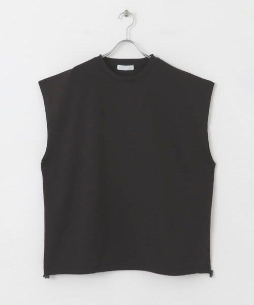 SENSE OF PLACE by URBAN RESEARCH（センスオブプレイスバイアーバンリサーチ）の「エクストラルーズドローコードノースリーブTシャツ（Tシャツ/カットソー・メンズ・GREEN/BLACK・M/L）」の12枚目の写真