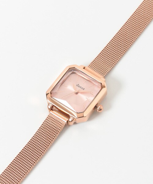 URBAN RESEARCH(アーバンリサーチ)の「decor『デコール』 MeshBeltWatch(アナログ腕時計・レディース・Silver/RoseGold・-)」の12枚目の写真