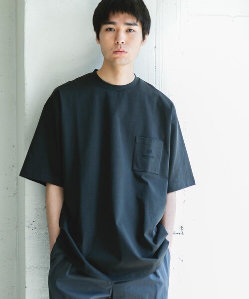 URBAN RESEARCH DOORS(アーバンリサーチドアーズ)の「『別注』Snow Peak Apparel×DOORS POCKET LOGO SHORT-SLEEVE T-SHIRTS(Tシャツ/カットソー・メンズ・WHITE/BLUEGRAY/FOLIAGE/CHARCOAL・M/L/XL)」の19枚目の写真