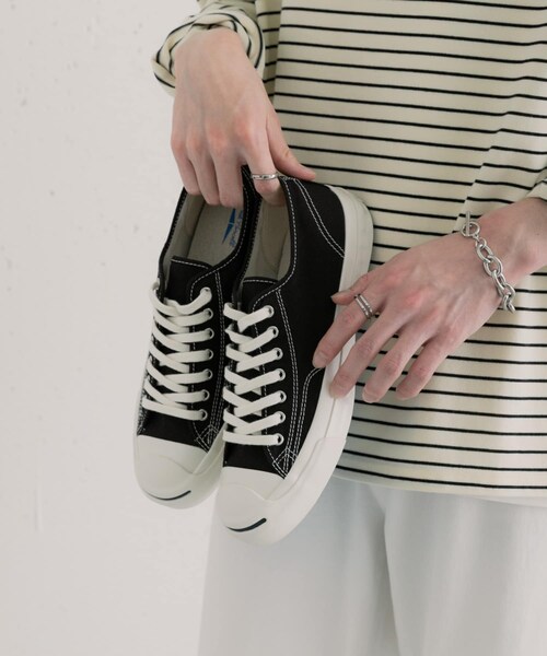SENSE OF PLACE by URBAN RESEARCH(センスオブプレイスバイアーバンリサーチ)の「Converse JACK PURCELL CL(スニーカー・メンズ・WHITE/BLACK・26/27/28)」の17枚目の写真