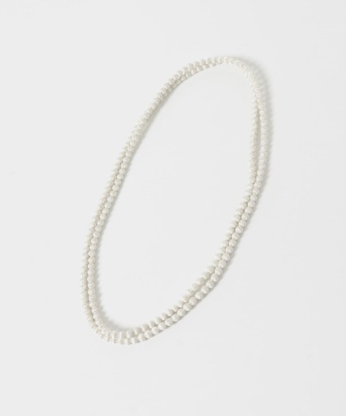 かぐれ（カグレ）の「CITRUS　GUDLI NECKLACE（ネックレス・レディース・ECRU/BLACK/L GREY・-）」の5枚目の写真