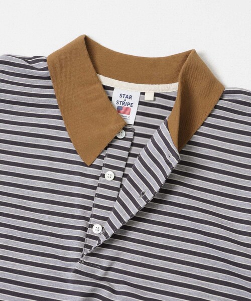 URBAN RESEARCH DOORS(アーバンリサーチドアーズ)の「『別注』STAR&STRIPE×DOORS MULTI POLO(ポロシャツ・レディース・GRAY/BROWN・One)」の14枚目の写真