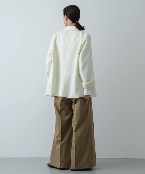 SENSE OF PLACE by URBAN RESEARCH(センスオブプレイスバイアーバンリサーチ)の「『XS/Lサイズ/WEB限定』バギーチノパンツ(チノパンツ・レディース・IVORY/BEIGE/NAVY・XS/S/M/L)」の21枚目の写真