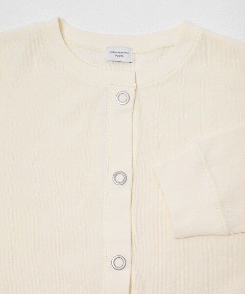 URBAN RESEARCH DOORS（アーバンリサーチドアーズ）の「ライトタックフライスカーディガン（カーディガン/ボレロ・レディース・NATURAL/L.BLUE/CHARCOAL・Free）」の22枚目の写真