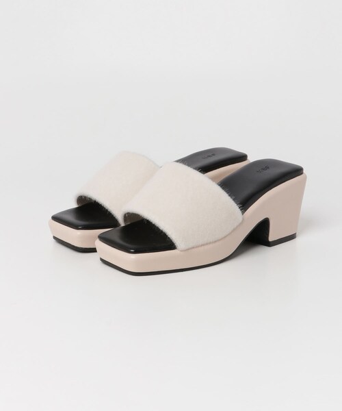 KBF（ケイビーエフ）の「ウェッジソールミュール∴（サンダル・レディース・IVORY/KHAKI/NAVY・M/L）」の5枚目の写真