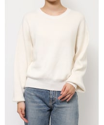 Ungrid | カシミヤ混スムース編みルーズニット(ニット/セーター)
