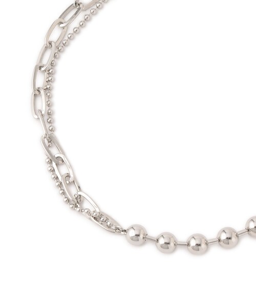 VIS（ビス）の「アソートミックスチェーンネックレス（ネックレス・レディース・ゴールド/シルバー・F）」の18枚目の写真