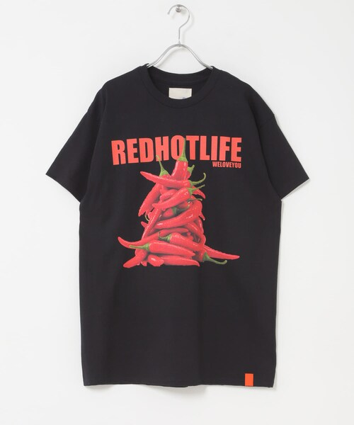 THE GOODLAND MARKET（ザグッドランドマーケット）の「TONY　Red Hot Life Tee（Tシャツ/カットソー・メンズ・WHT/BLK・L/XL）」の7枚目の写真