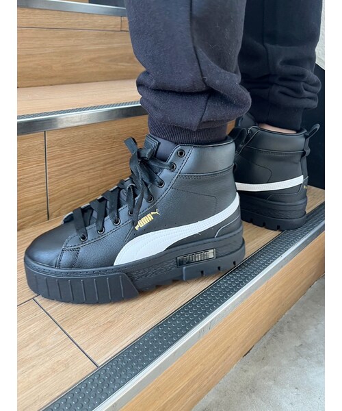 GYDA（ジェイダ）の「PUMA メイズミッドウィメンズ（スニーカー・レディース・オフホワイト/ブラック・23/22/24）」の11枚目の写真