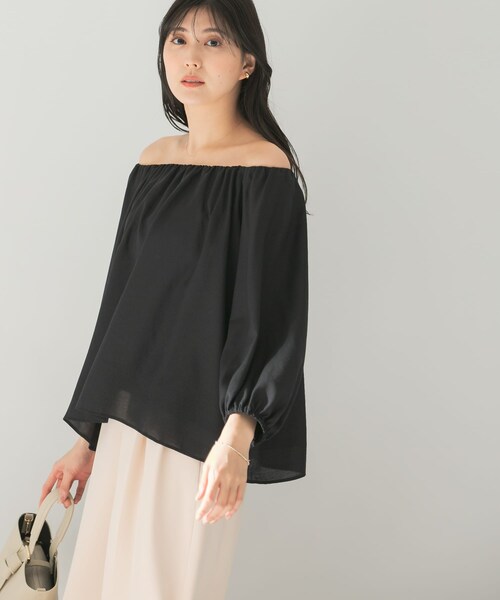 URBAN RESEARCH ROSSO（アーバンリサーチロッソ）の「2WAYオフショルブラウス（シャツ/ブラウス・レディース・white/black・FREE）」の20枚目の写真