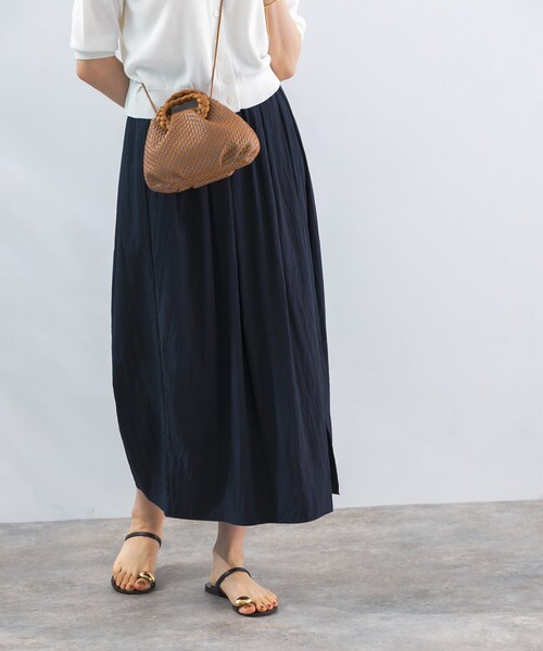 URBAN RESEARCH ROSSO（アーバンリサーチロッソ）の「撥水UVギャザーストレートスカート（スカート・レディース・white/pink/navy・FREE）」の21枚目の写真