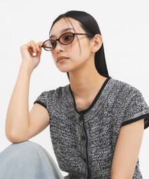 KBF | オーバルフレームサングラス(メガネ)
