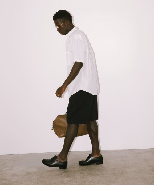 URBAN RESEARCH（アーバンリサーチ）の「new basic　THOMAS MASON SHORT-SLEEVE OVER SHIRTS（シャツ/ブラウス・メンズ・WHITE/ROYAL/SAX/DARK GREEN/STRIPE・S/M/L/XL）」の17枚目の写真