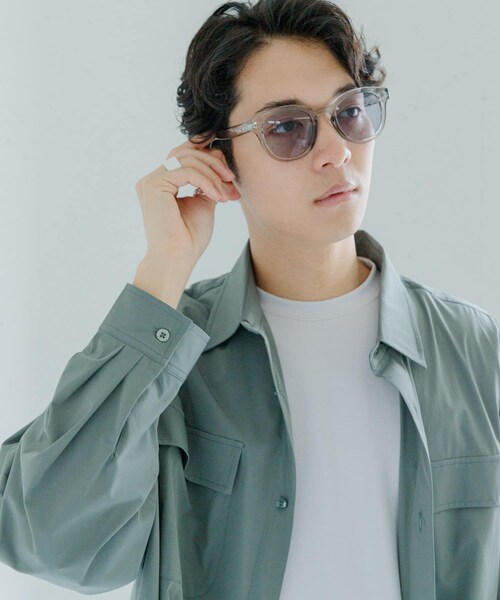 SENSE OF PLACE by URBAN RESEARCH(センスオブプレイスバイアーバンリサーチ)の「『ユニセックス』ボストンサングラス(メガネ・メンズ・BLACK/GRAY/YELLOW/CLEAR・one)」の19枚目の写真