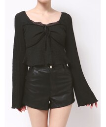 EVRIS | レースドッキングトップス(Tシャツ/カットソー)