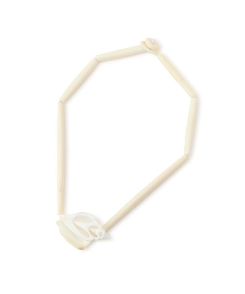ADAM ET ROPE'(アダムエロペ)の「【J'aDoRe・一部店舗限定】【Raponesa General Store(レポネサジェネラルストア)】BONE COLLECTION(ネックレス・レディース・オフホワイト・F)」の15枚目の写真