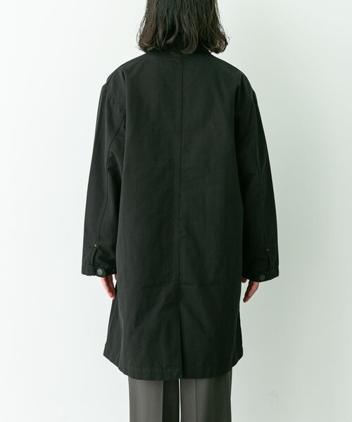 URBAN RESEARCH Sonny Label（アーバンリサーチサニーレーベル）の「carhartt　WEBSTER COAT（ステンカラーコート・メンズ・Black・S/M）」の3枚目の写真