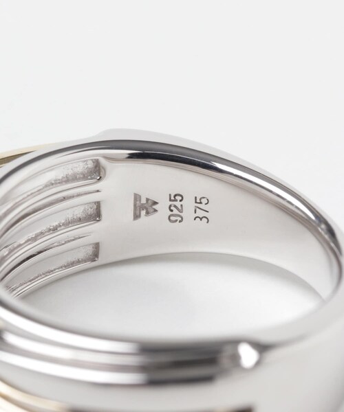 URBAN RESEARCH(アーバンリサーチ)の「Orb Ring Slim Duo (M)(リング・メンズ・SIL/GOLD・58/60)」の5枚目の写真