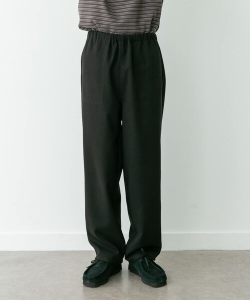 URBAN RESEARCH Sonny Label（アーバンリサーチサニーレーベル）の「裏起毛ユーティリティイージーパンツ（その他パンツ・メンズ・ブラック/チャコール/ブラウン/チャコール2・M/L）」の10枚目の写真