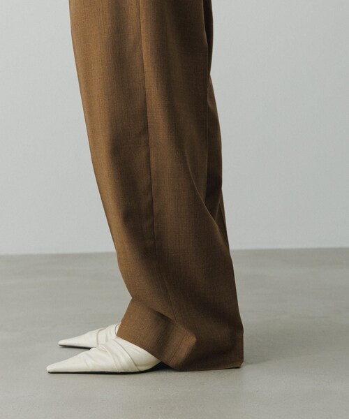 ADAM ET ROPE'（アダムエロペ）の「【EMOELLE】ベルテッドスラックス（スラックス・レディース・グレー系/キャメル系・36/38）」の16枚目の写真