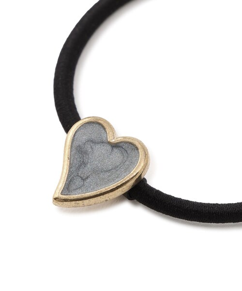 ROPE' PICNIC（ロペピクニック）の「ハートモチーフヘアゴムセット（ヘアゴム・レディース・ブラック/ベージュ/ピンク・F）」の9枚目の写真