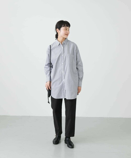 かぐれ（カグレ）の「コットンストレッチイージーパンツ（その他パンツ・レディース・BEIGE/OFF/BLACK/GRAY・FREE）」の21枚目の写真