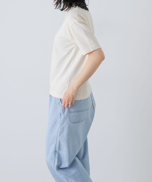 かぐれ（カグレ）の「MEYAME　BLANK TEE (II)（Tシャツ/カットソー・レディース・CREAM/WHITE/BLACK・Free）」の7枚目の写真