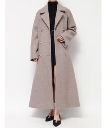 RESEXXY | フレアデザインロングコート(チェスターコート)