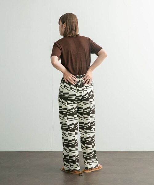 KBF(ケイビーエフ)の「サイドオープンカットソー(Tシャツ/カットソー・レディース・BLUE/L.GREEN/BROWN・one)」の10枚目の写真