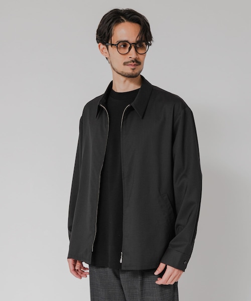 URBAN RESEARCH（アーバンリサーチ）の「WASHABLE WOOL SPORTS JACKET（ブルゾン・メンズ・NAVY/BLACK/CHARCOAL・M/L）」の8枚目の写真