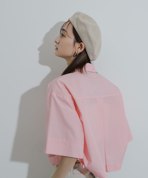 SENSE OF PLACE by URBAN RESEARCH（センスオブプレイスバイアーバンリサーチ）の「サーモベレー（ハンチング/ベレー帽・レディース・IVORY/BLACK・one）」の7枚目の写真