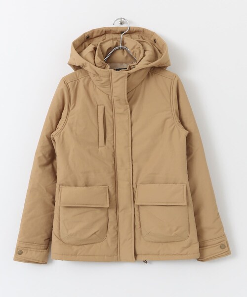 URBAN RESEARCH Sonny Label（アーバンリサーチサニーレーベル）の「ファートリムフードマウンテンパーカー∴（マウンテンパーカー・レディース・カーキ/ベージュ/ネイビー・36/38）」の7枚目の写真