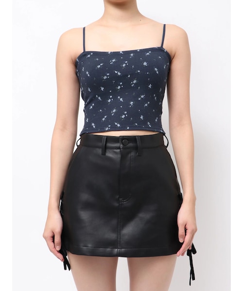 EMODA（エモダ）の「ボックスキャミ（キャミソール・レディース・ホワイト/グレー/ブラック/ネイビー/ライトミックス・F）」の3枚目の写真