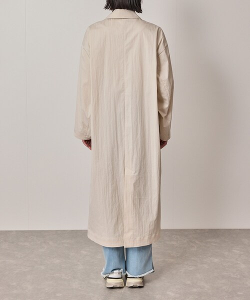 NERGY（ナージー）の「【撥水】ステンカラーロングコート（ステンカラーコート・レディース・ベージュ・F）」の14枚目の写真