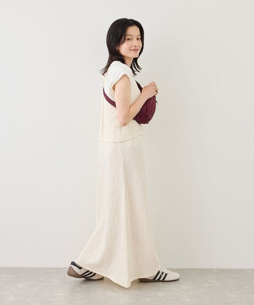 ROPE' PICNIC(ロペピクニック)の「【BEVERLYHILLS POLO CLUB】ふくれジャガードキャミワンピース(ワンピース・レディース・ブラック/キナリ/ブラウン・F)」の17枚目の写真