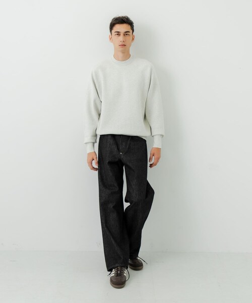 URBAN RESEARCH(アーバンリサーチ)の「綿カシミヤスウェットニット(ニット/セーター・メンズ・GRAY/KHAKI/OATMEAL/NAVY・M/L)」の18枚目の写真