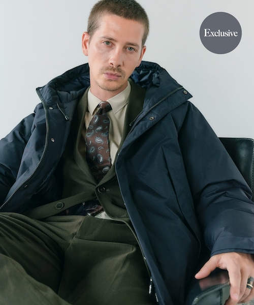 URBAN RESEARCH ROSSO(アーバンリサーチロッソ)の「『別注』+phenix WINDSTOPPER by GORE-TEX LABS ダウンジャケット(その他アウター・メンズ・BLACK/NAVY/BROWN・S/M/L/XL)」の3枚目の写真