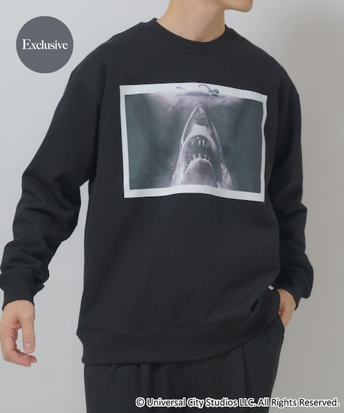 ITEMS URBANRESEARCH(アイテムズ アーバンリサーチ)の「『別注』UNIVERSAL MOVIEスウェット(スウェット・メンズ・CHUCKY WHT/CHUCKY BLK/PSYCHO WHT/PSYCHO BLK/ET WHT/ET BLK/JAWS WH/JAWS BLK・M/L)」の8枚目の写真