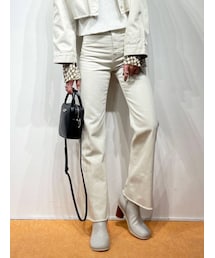 EMODA | センタープレスフレアジーンズ(デニムパンツ)